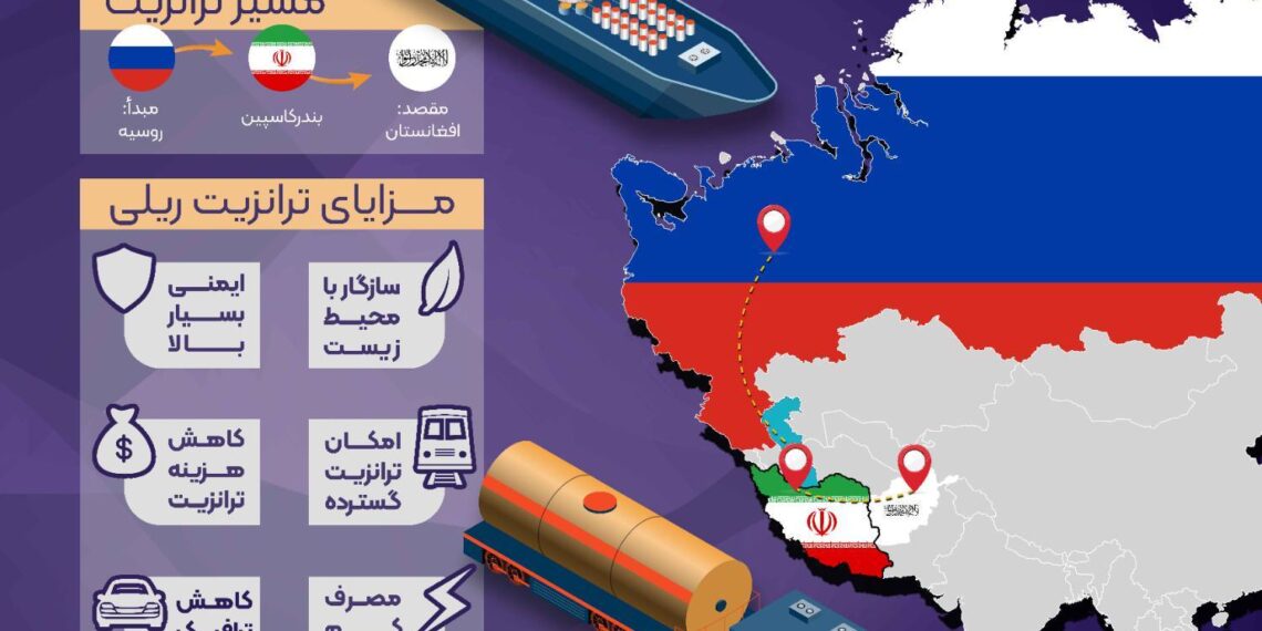 اینفوگرافیک | برای اولین‌بار؛ ترانزیت ریلی سوخت از بندر کاسپین