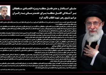 تاکید مدیرعامل منطقه ویژه اقتصادی سلفچگان بر آمادگی کامل منطقه برای خدمت‌رسانی به زائران مراسم تشییع رهبر شهید انقلاب