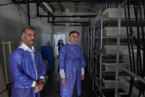 شرکت دانش بنیان آبزی پروری در تنگستان افتتاح شد