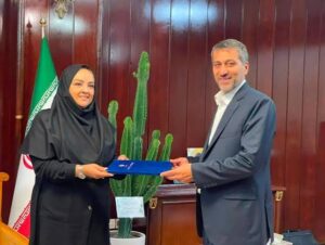 دُرنا کسرایی سرپرست روابط عمومی دبیرخانه شورای عالی مناطق آزاد شد