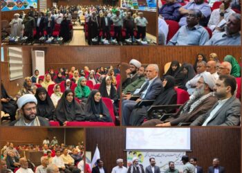 سیدمهدی موسوی اجاق در دهمین رویداد «به رنگ هنر» قشم از هنرمندان تجلیل کرد