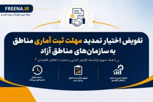 دبیرخانه شورایعالی اختیار تمدید مهلت ثبت آماری را به مناطق آزاد واگذار کرد