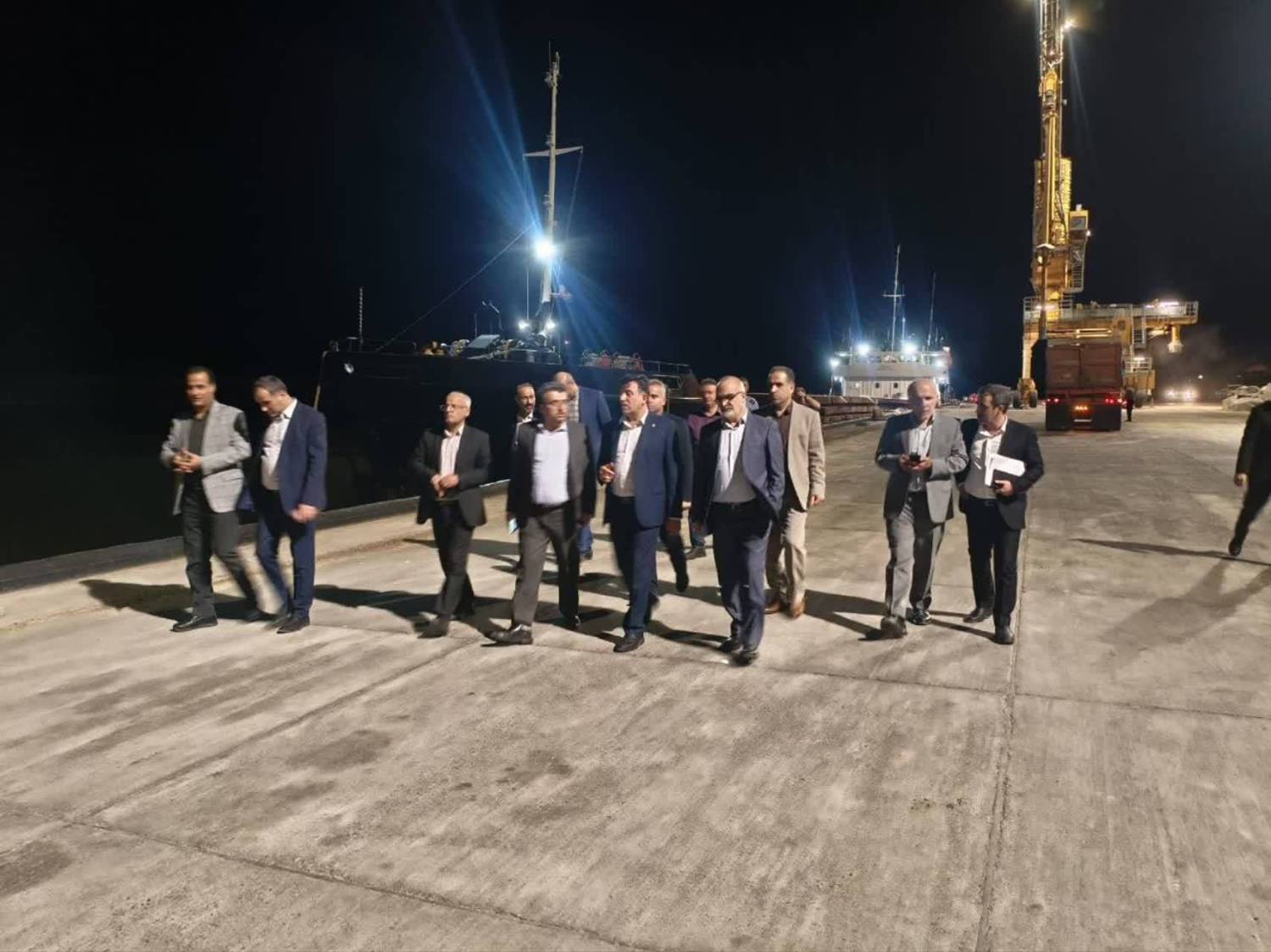 عادل دریس از بندر فریدونکنار بازدید کرد