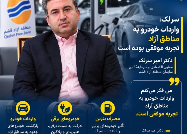 سرلک: واردات خودرو به مناطق آزاد تجربه موفقی بوده است
