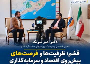 گفتوگوی اختصاصی دریابان نیوز با امیر سرلک، معاون اقتصادی و سرمایهگذاری منطقه آزاد قشم