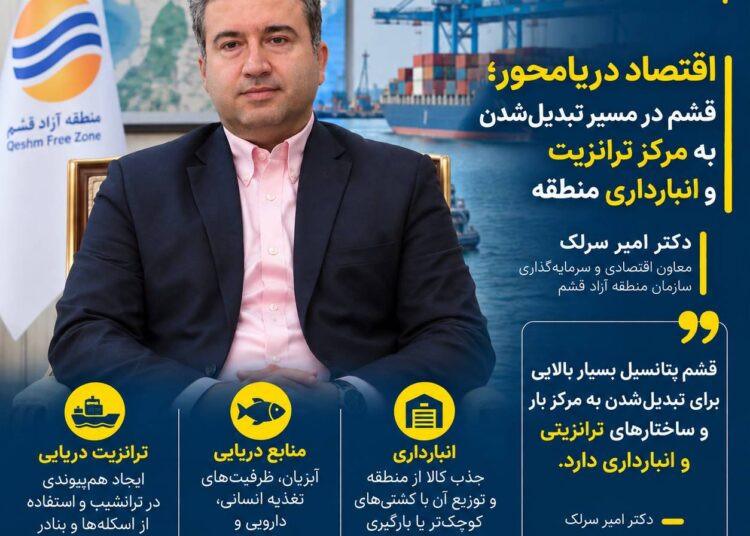 اقتصاد دریامحور؛ قشم در مسیر تبدیل‌شدن به مرکز ترانزیت و انبارداری منطقه